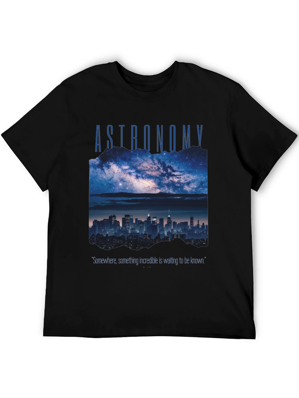 Astronomy Cityscape Graphic T-Shirt
