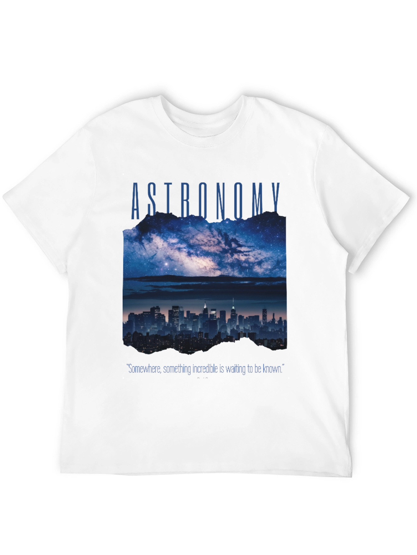 Astronomy Cityscape Graphic T-Shirt