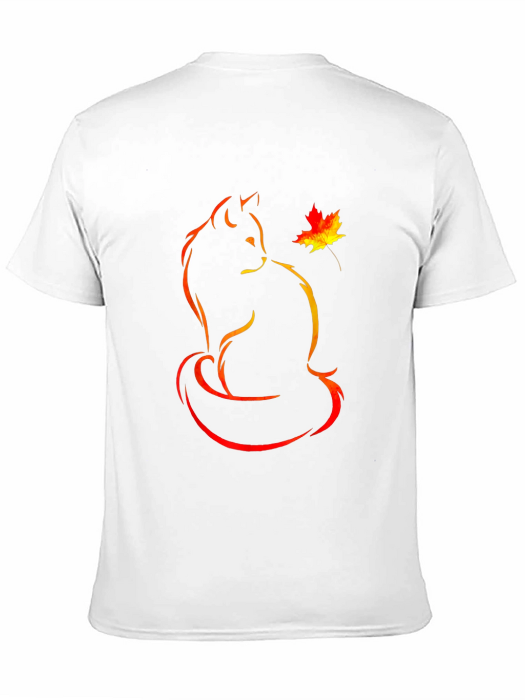 Autumn Cat T-Shirt:  Unique Graphic Tee