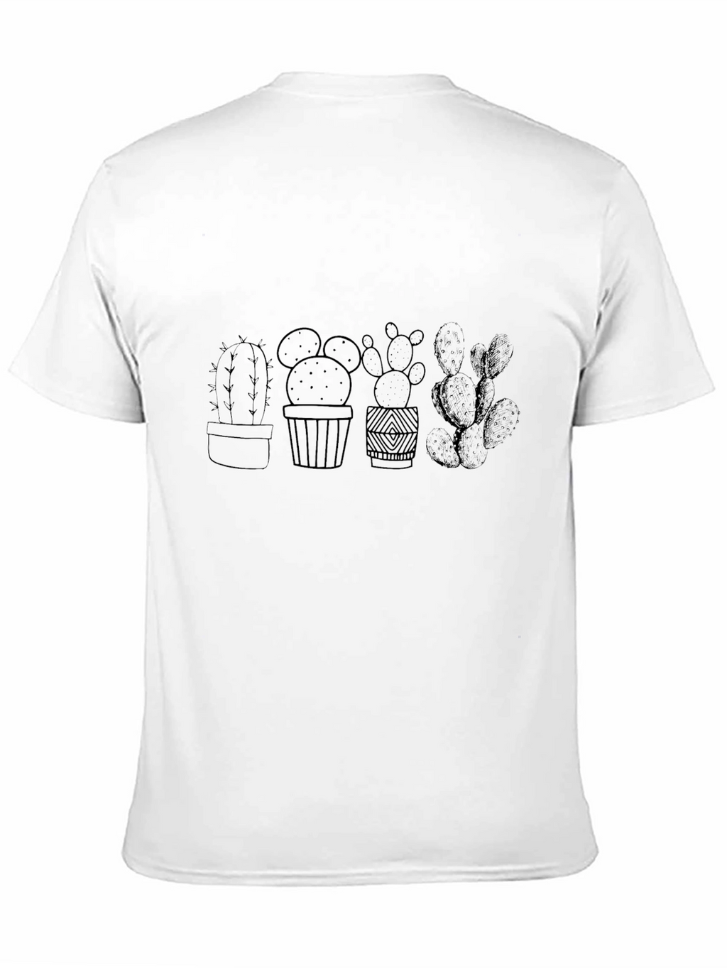Cactus Plant Graphic Black T-Shirt