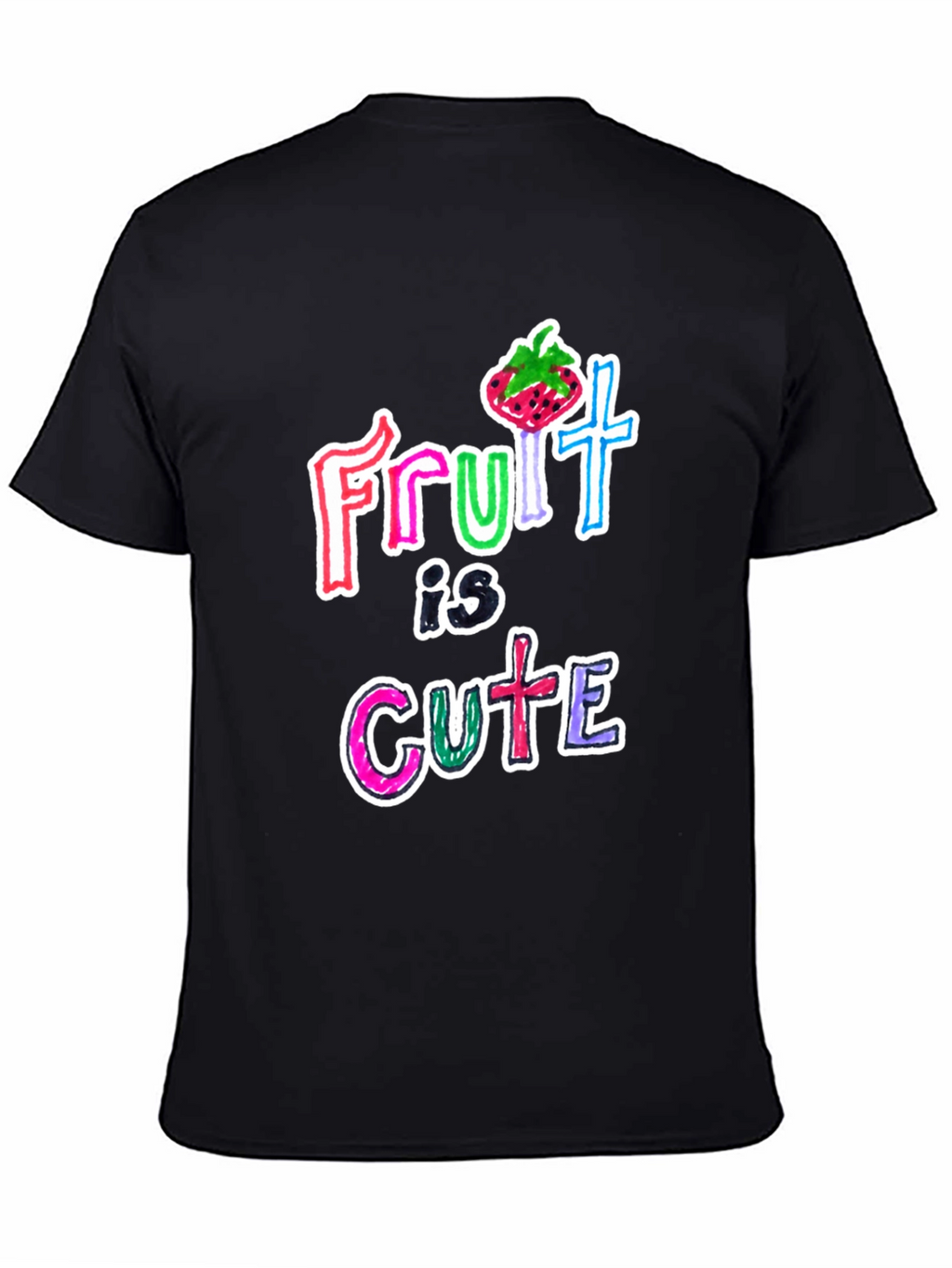 Fruit Is Cute Graphic Tee - Trendy Unisex T-Shirt