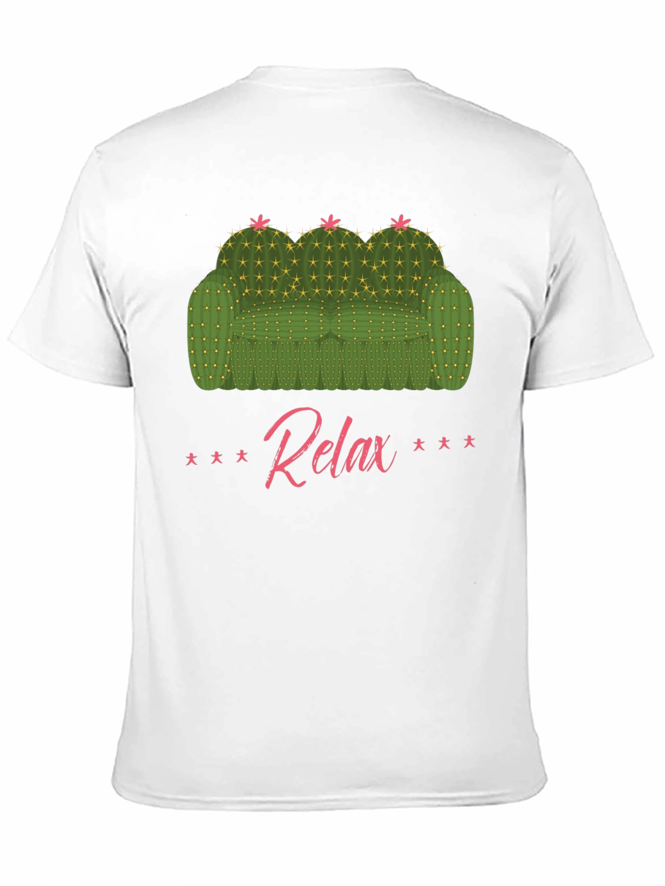 Relax Cactus Couch Graphic T-Shirt