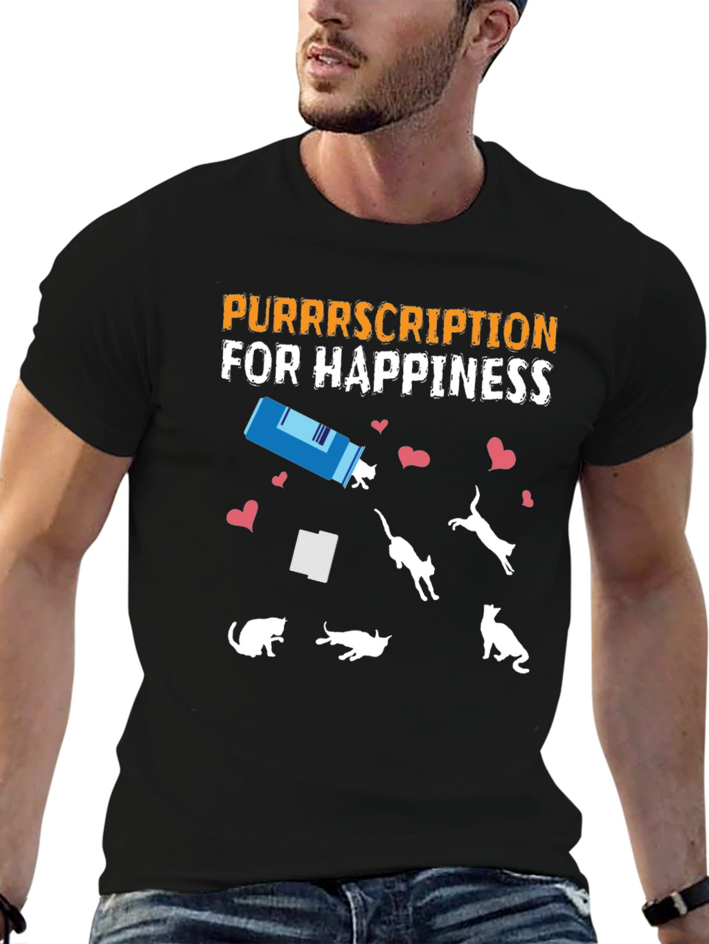 Purrrscription for Happiness T-Shirt
