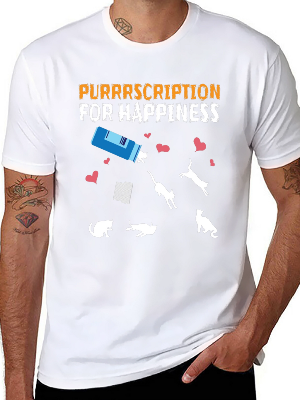 Purrrscription for Happiness T-Shirt