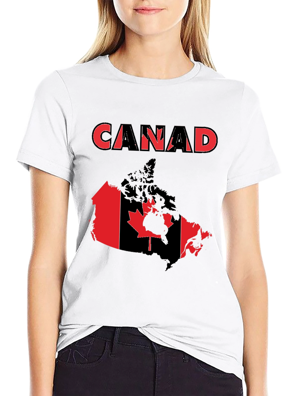 Canada Flag T-Shirt - Patriotic Design