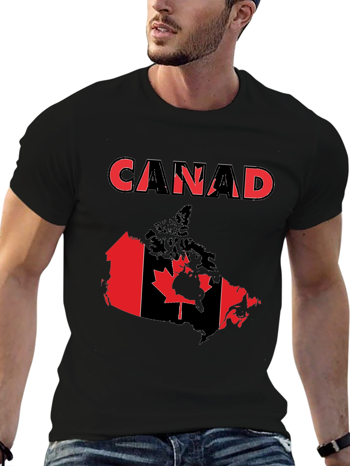 Canada Flag T-Shirt - Patriotic Design