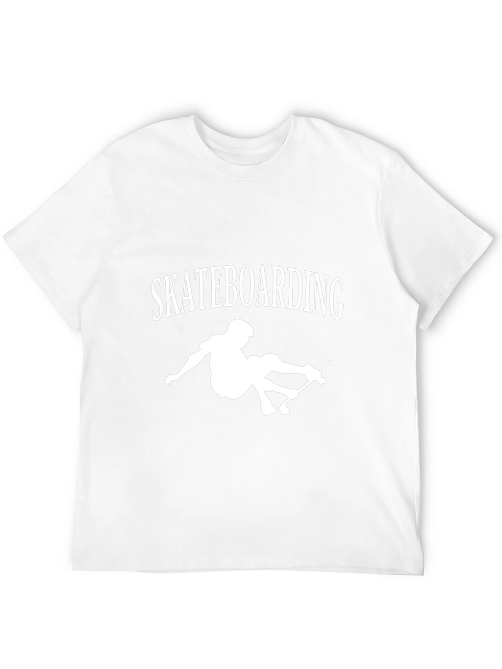Skateboarding Graphic Tee - Casual Black T-Shirt