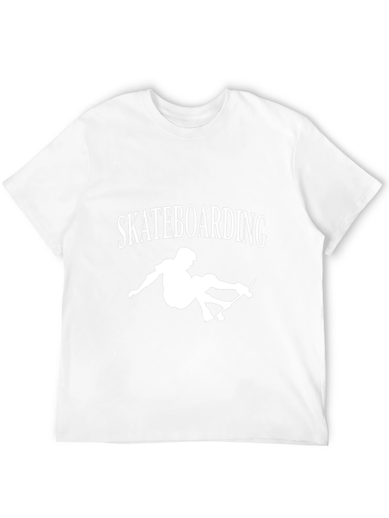 Skateboarding Graphic Tee - Casual Black T-Shirt