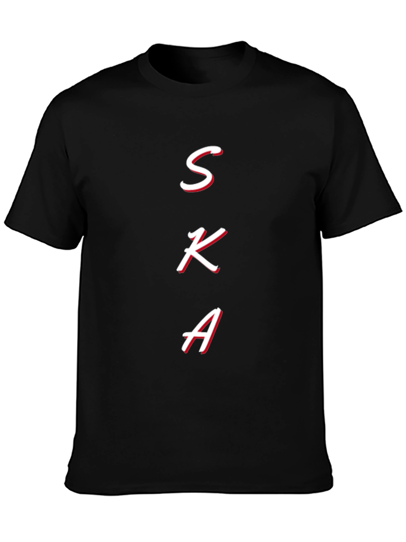 SKA Tee - Stylish Black Cotton Music T-Shirt