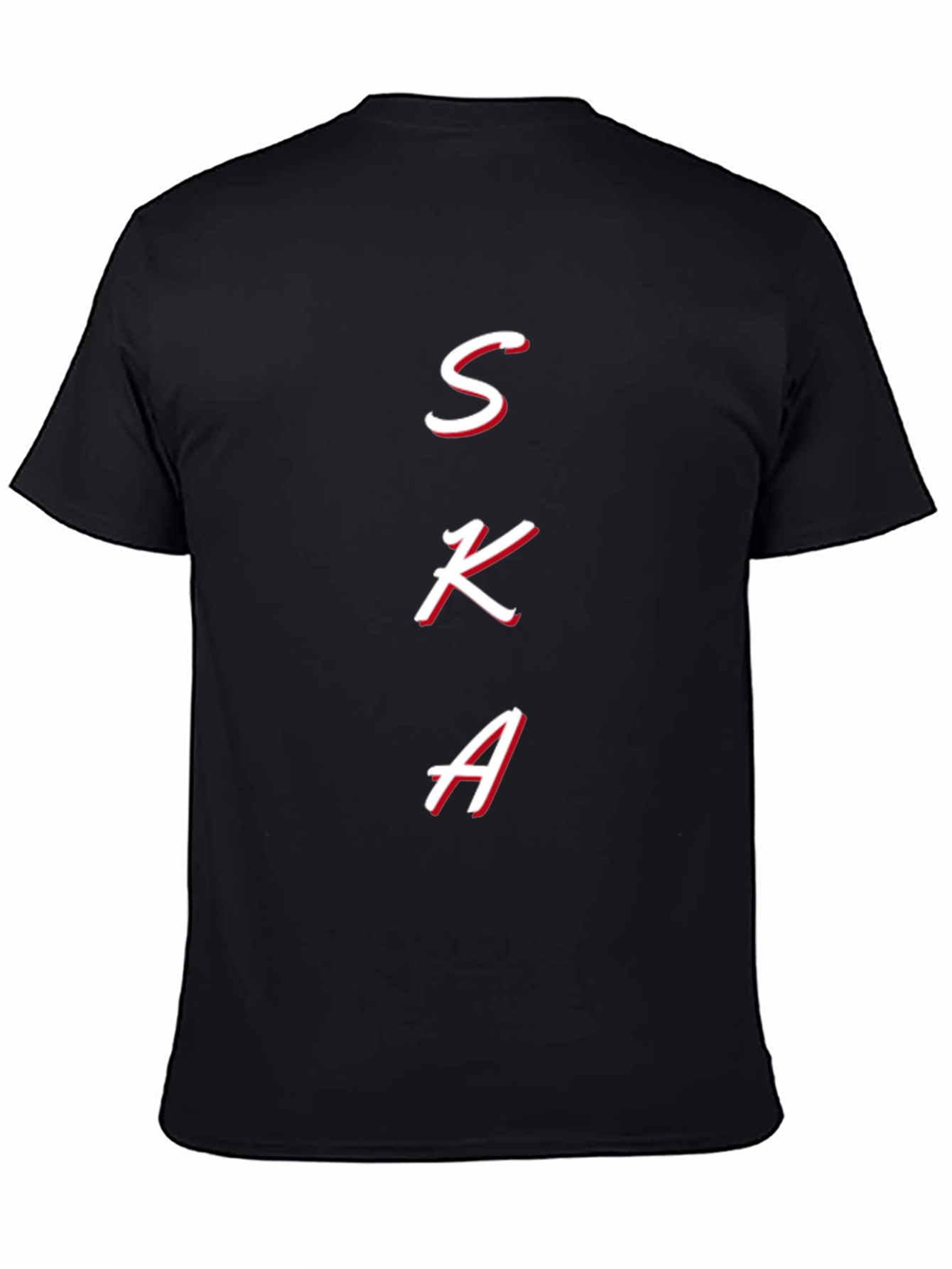 SKA Tee - Stylish Black Cotton Music T-Shirt