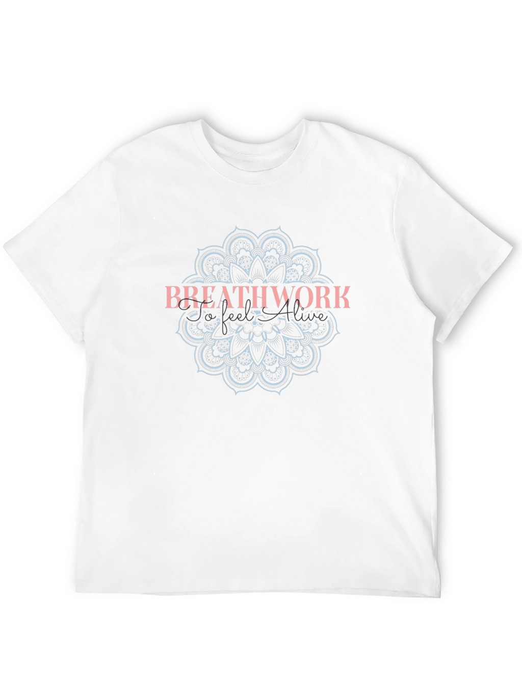 Breathwork Mandala Black T-Shirt