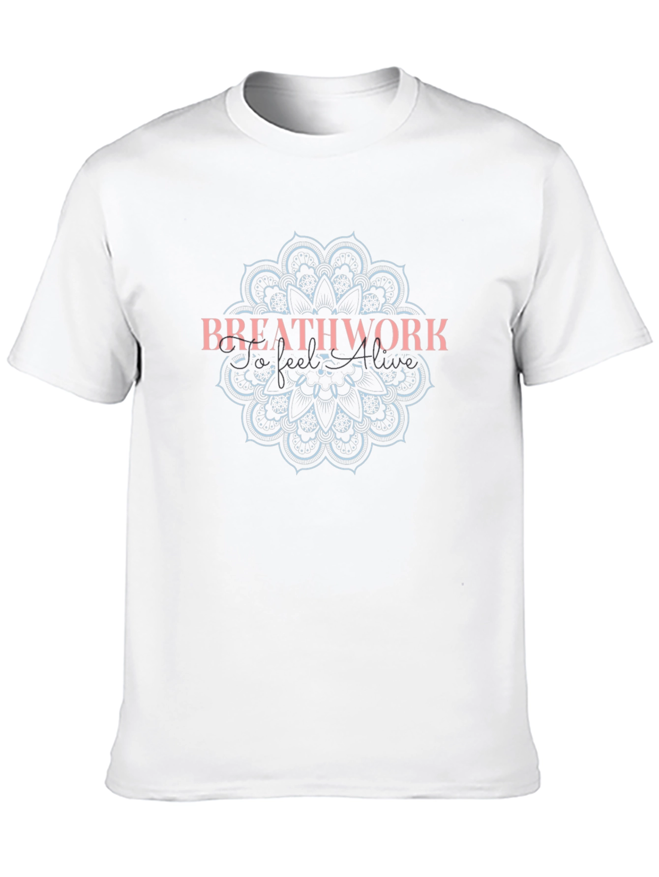 Breathwork Mandala Black T-Shirt