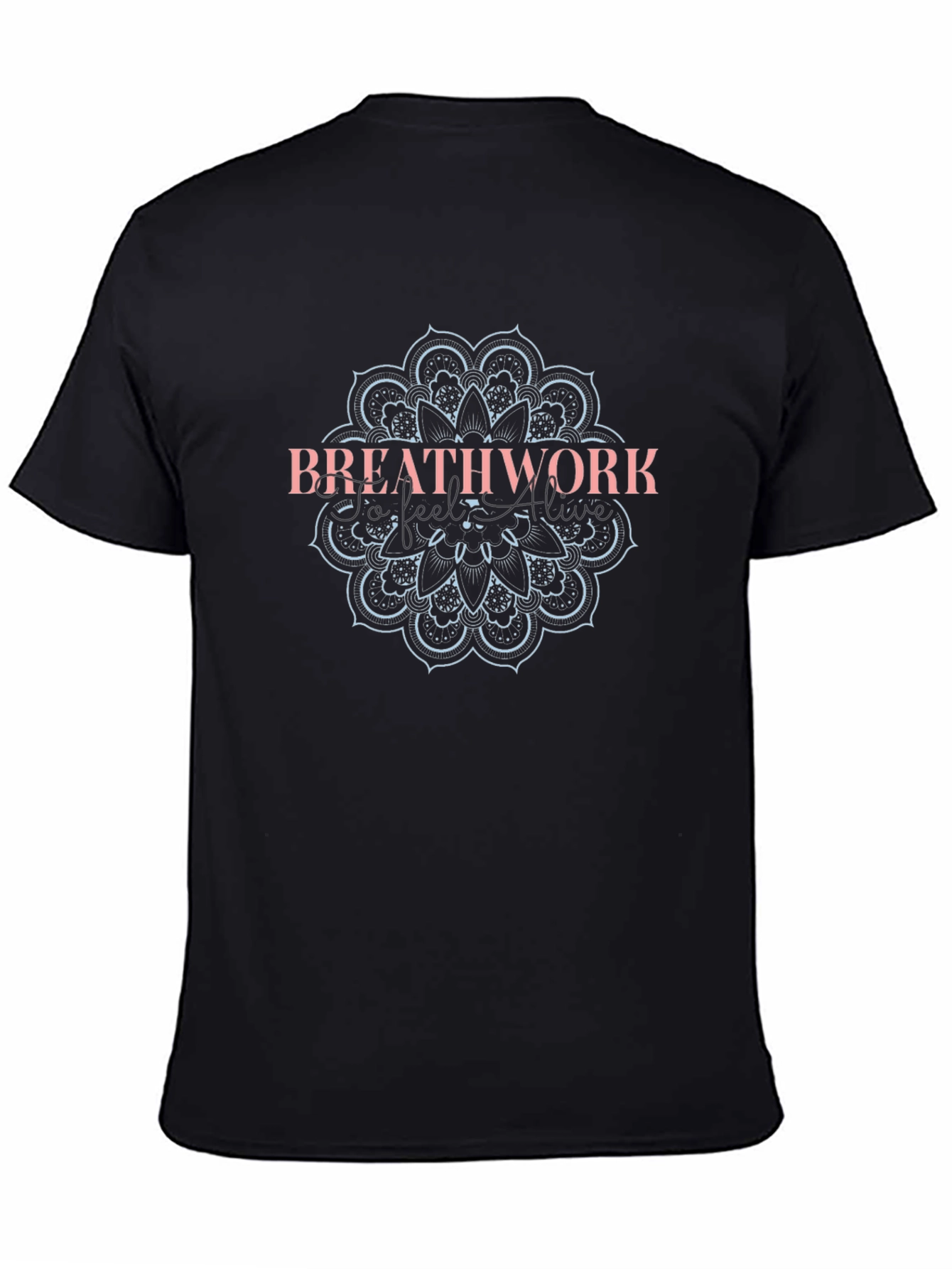 Breathwork Mandala Black T-Shirt