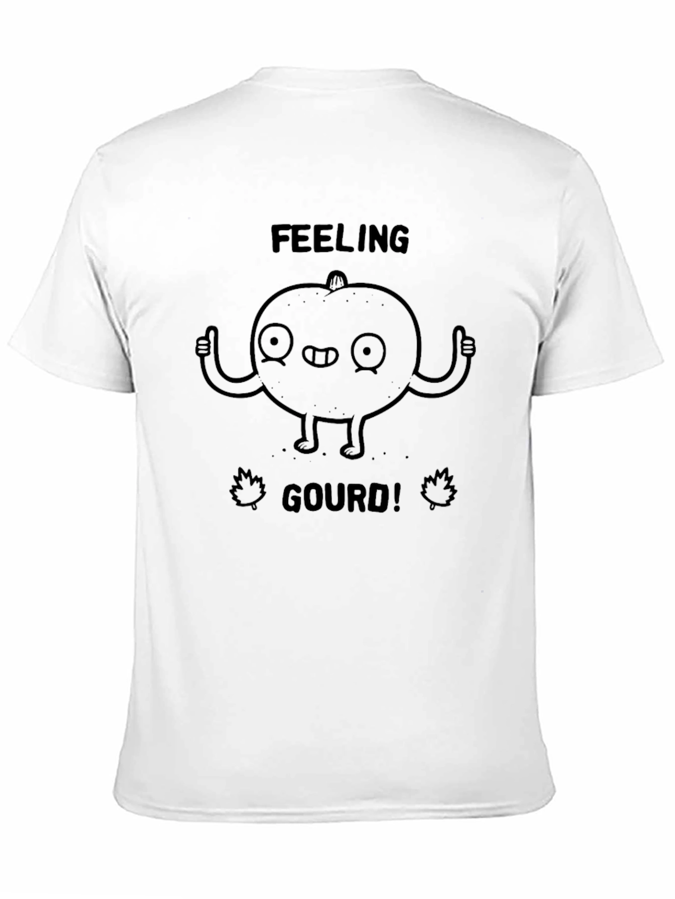 Feeling Gourd Funny Graphic T-Shirt