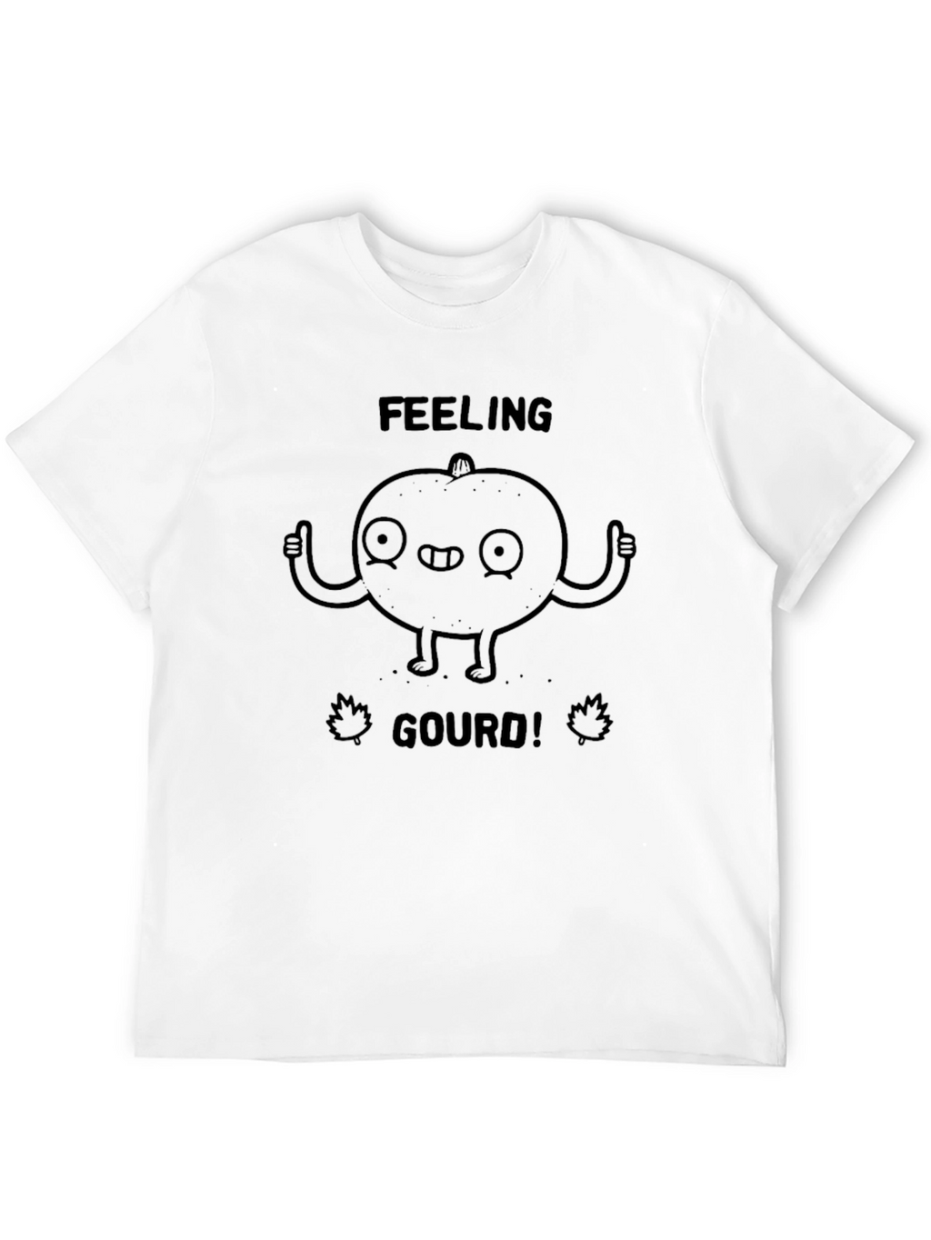 Feeling Gourd Funny Graphic T-Shirt