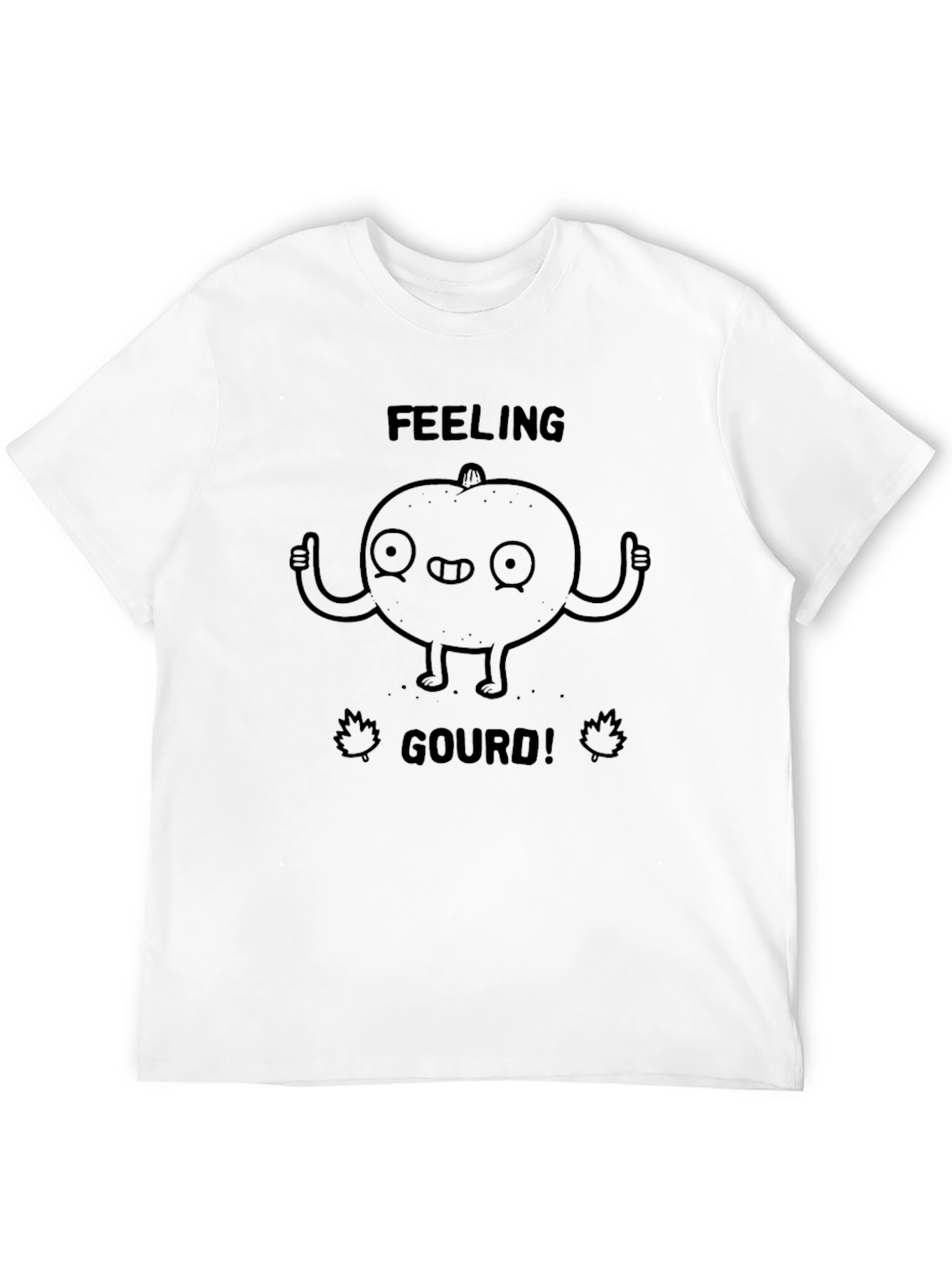 Feeling Gourd Funny Graphic T-Shirt