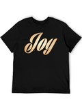 Joy T-Shirt - Stylish Word Graphic Tee