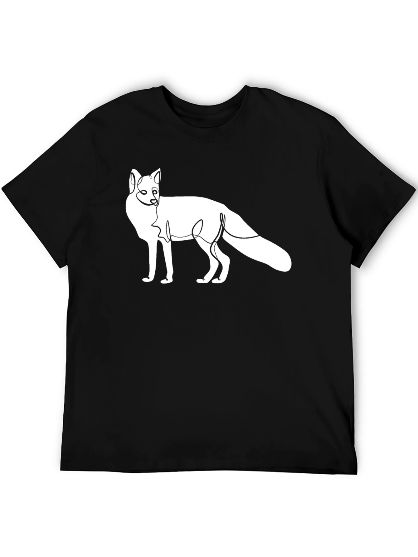 Abstract Fox Graphic Tee