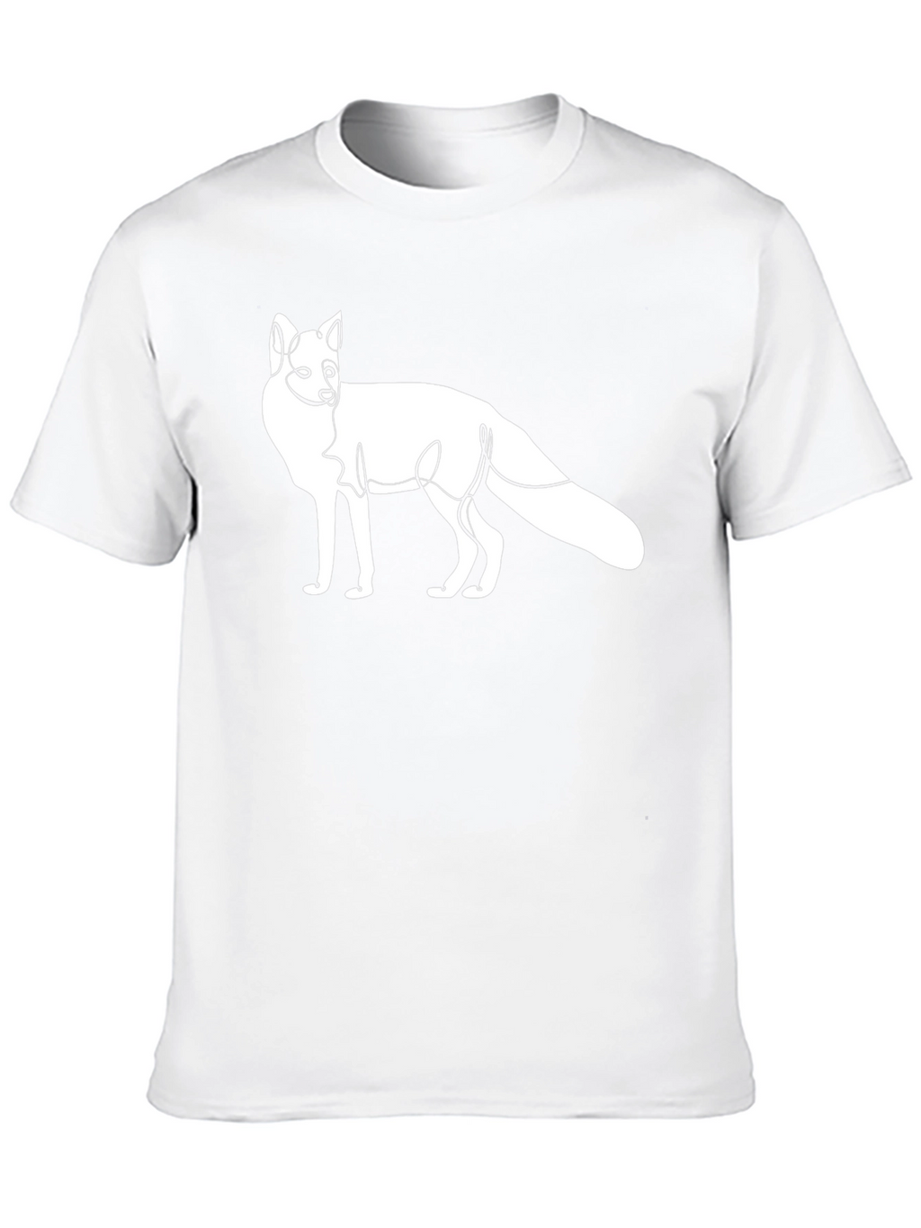 Abstract Fox Graphic Tee