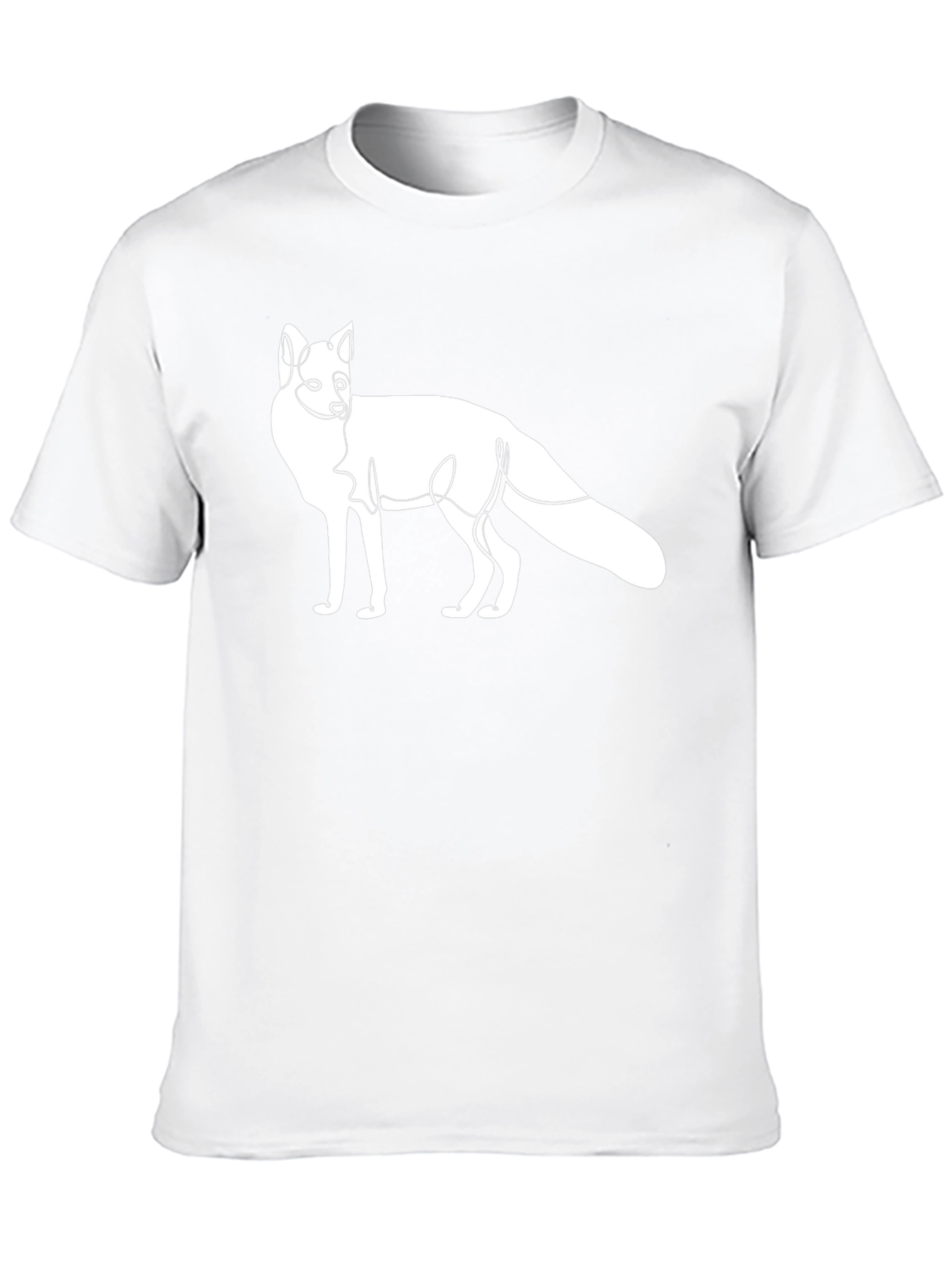 Abstract Fox Graphic Tee