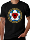 Luther Rose T-Shirt Classic Christian Tee