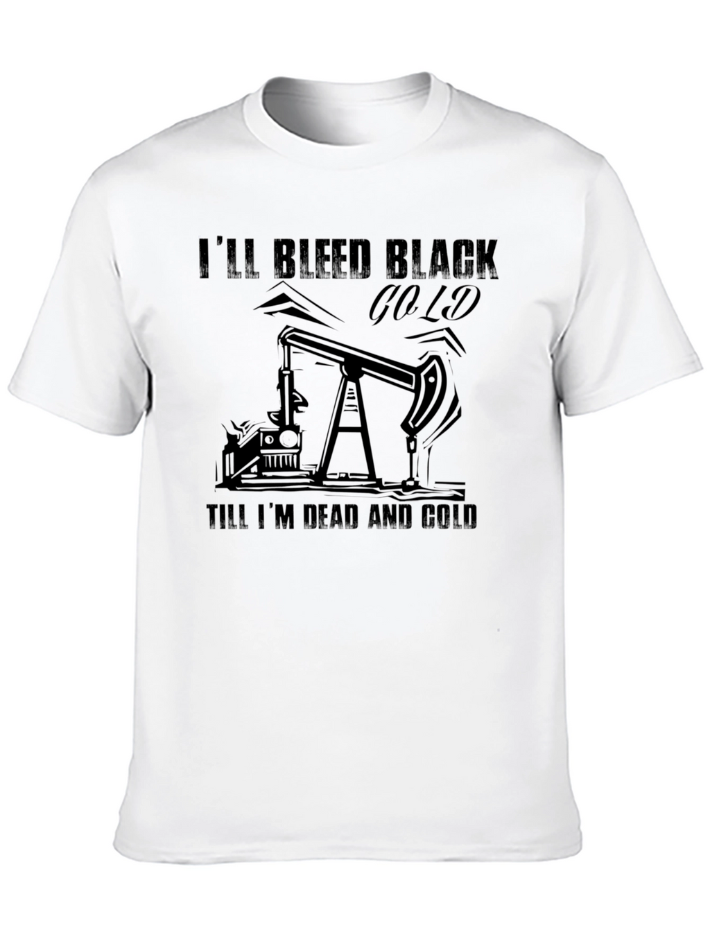 Black Gold Bleed Graphic Tee