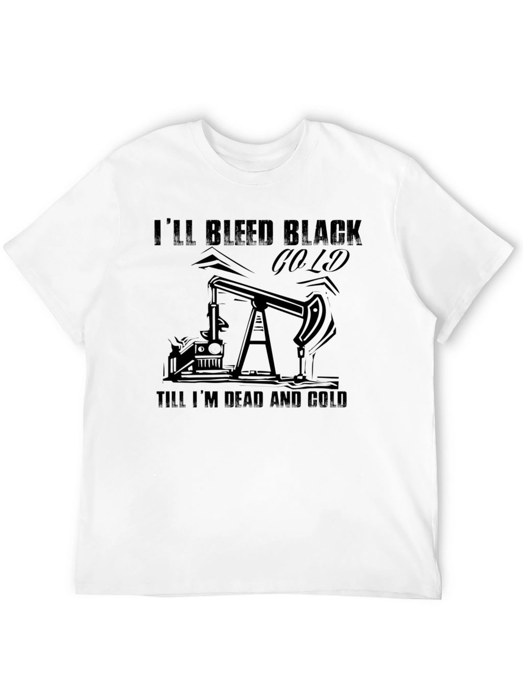 Black Gold Bleed Graphic Tee