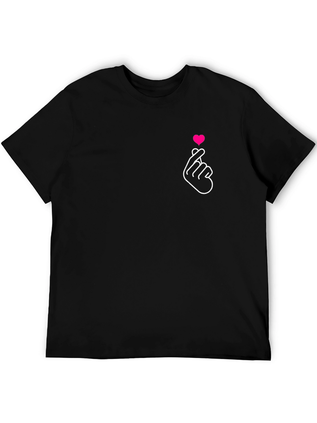 Love Heart Hand Sign Tee - Trendy Casual Top