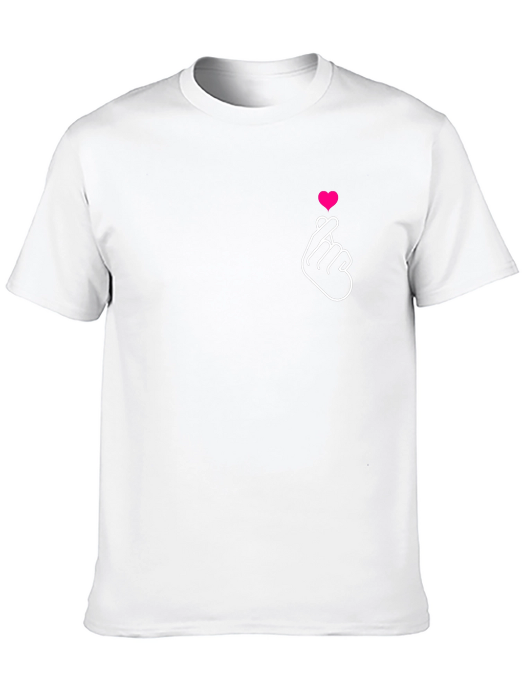 Love Heart Hand Sign Tee - Trendy Casual Top