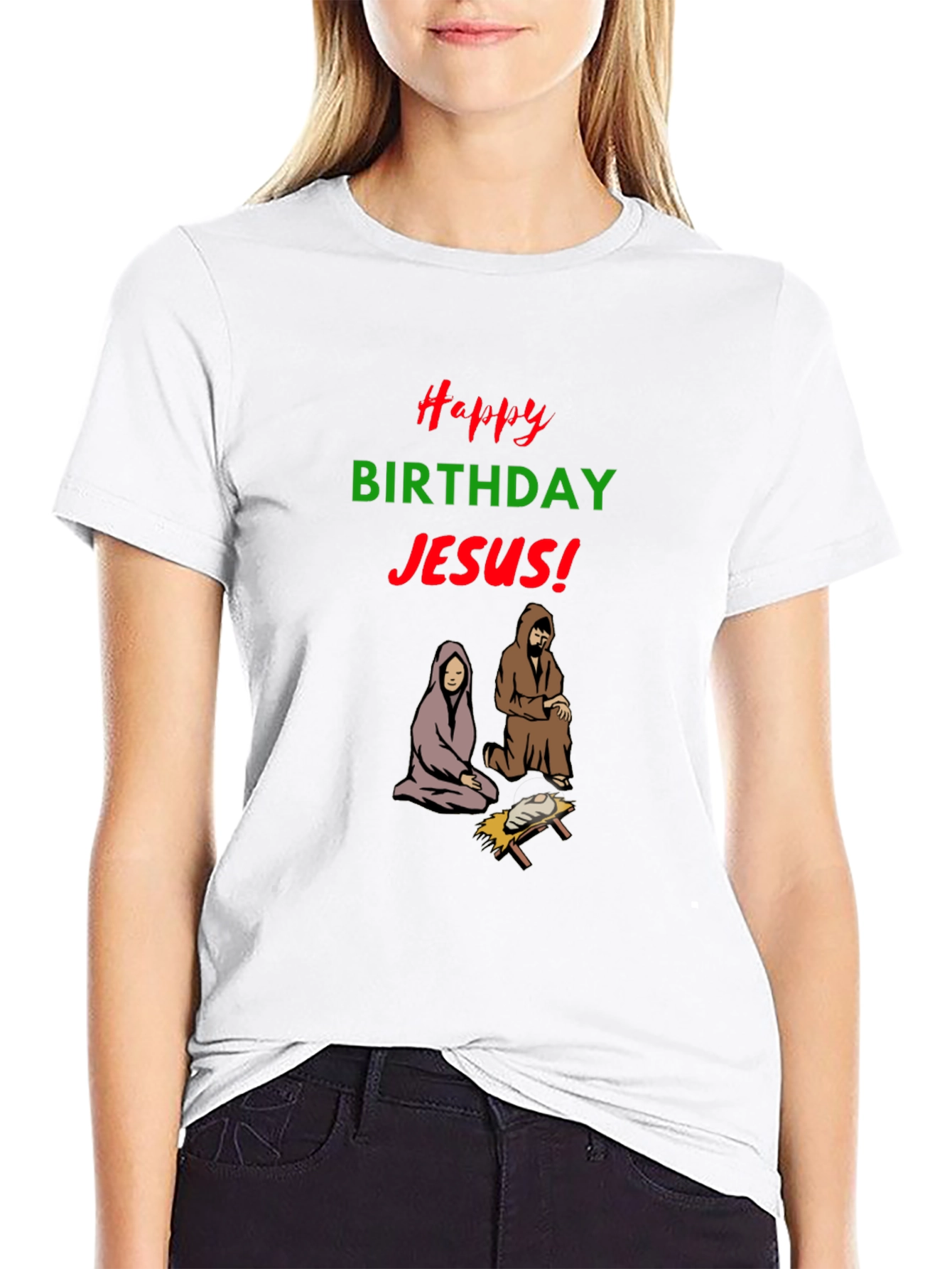 Happy Birthday Jesus Graphic Tee