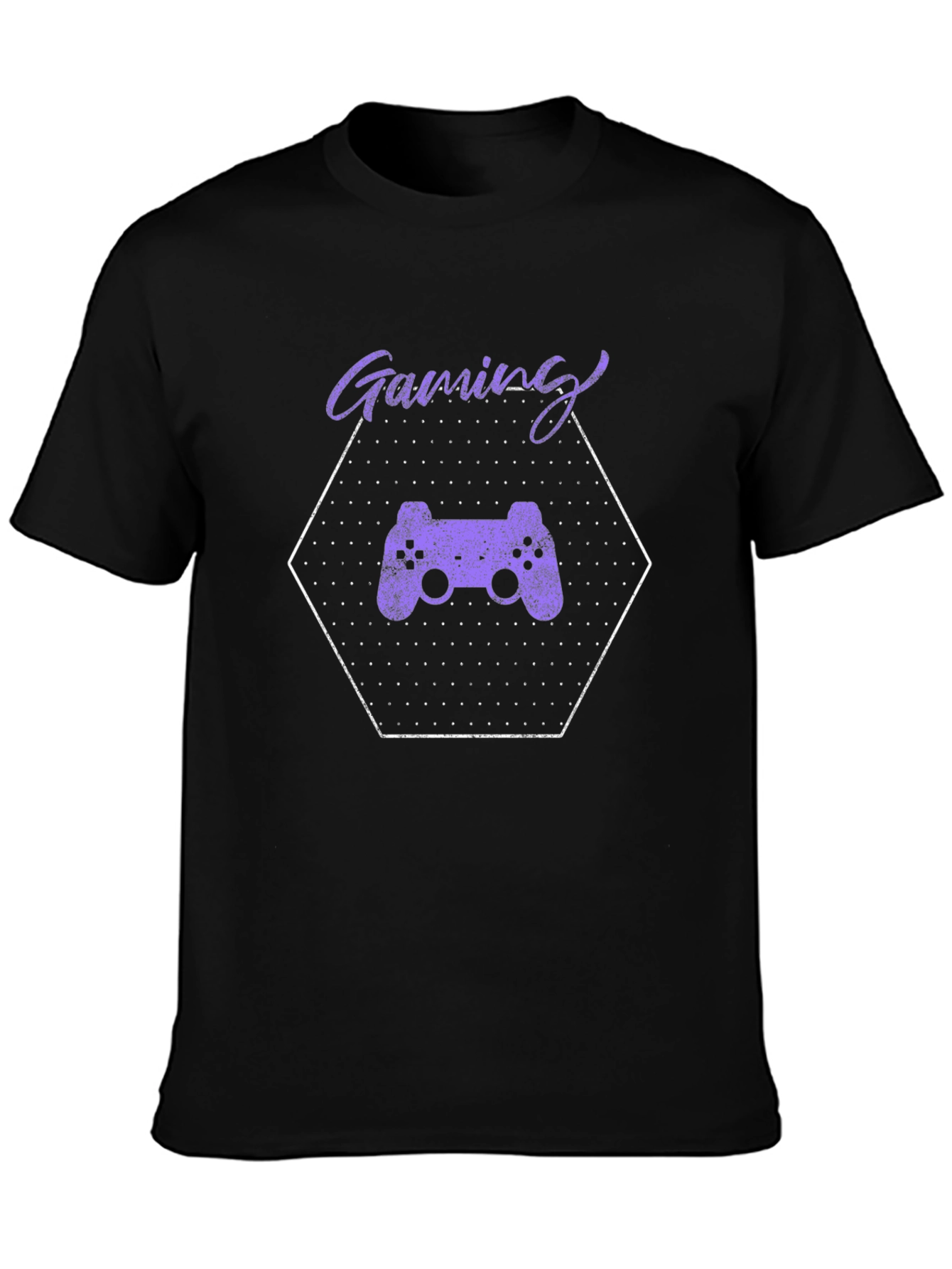 Gaming T-Shirt - Controller Design - Black
