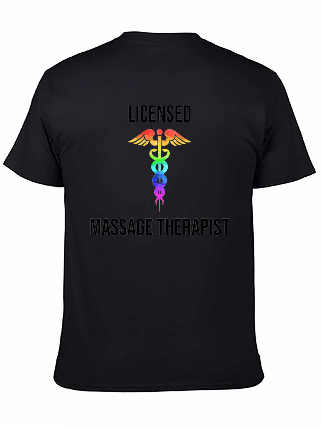 Licensed Massage Therapist Black T-Shirt