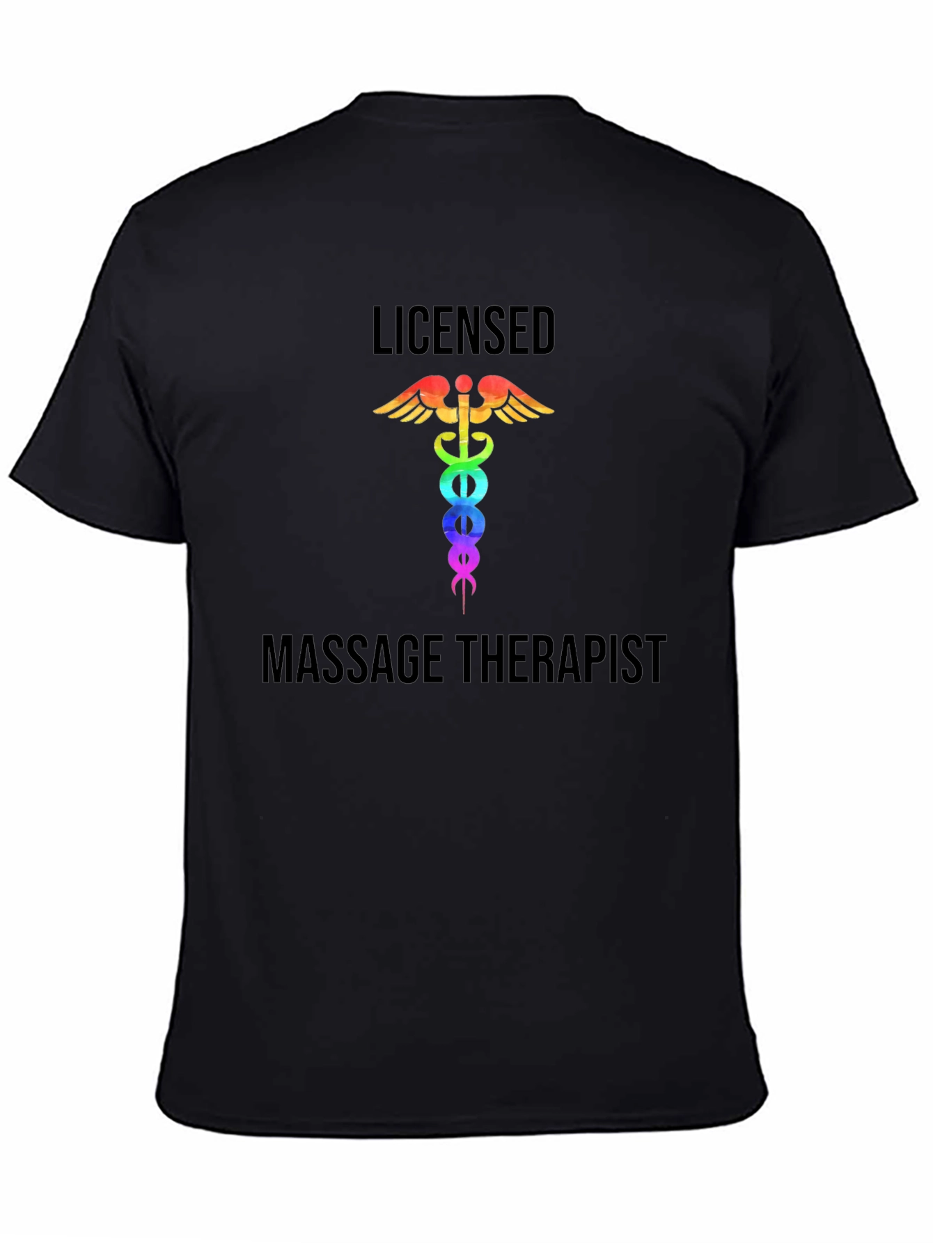 Licensed Massage Therapist Black T-Shirt