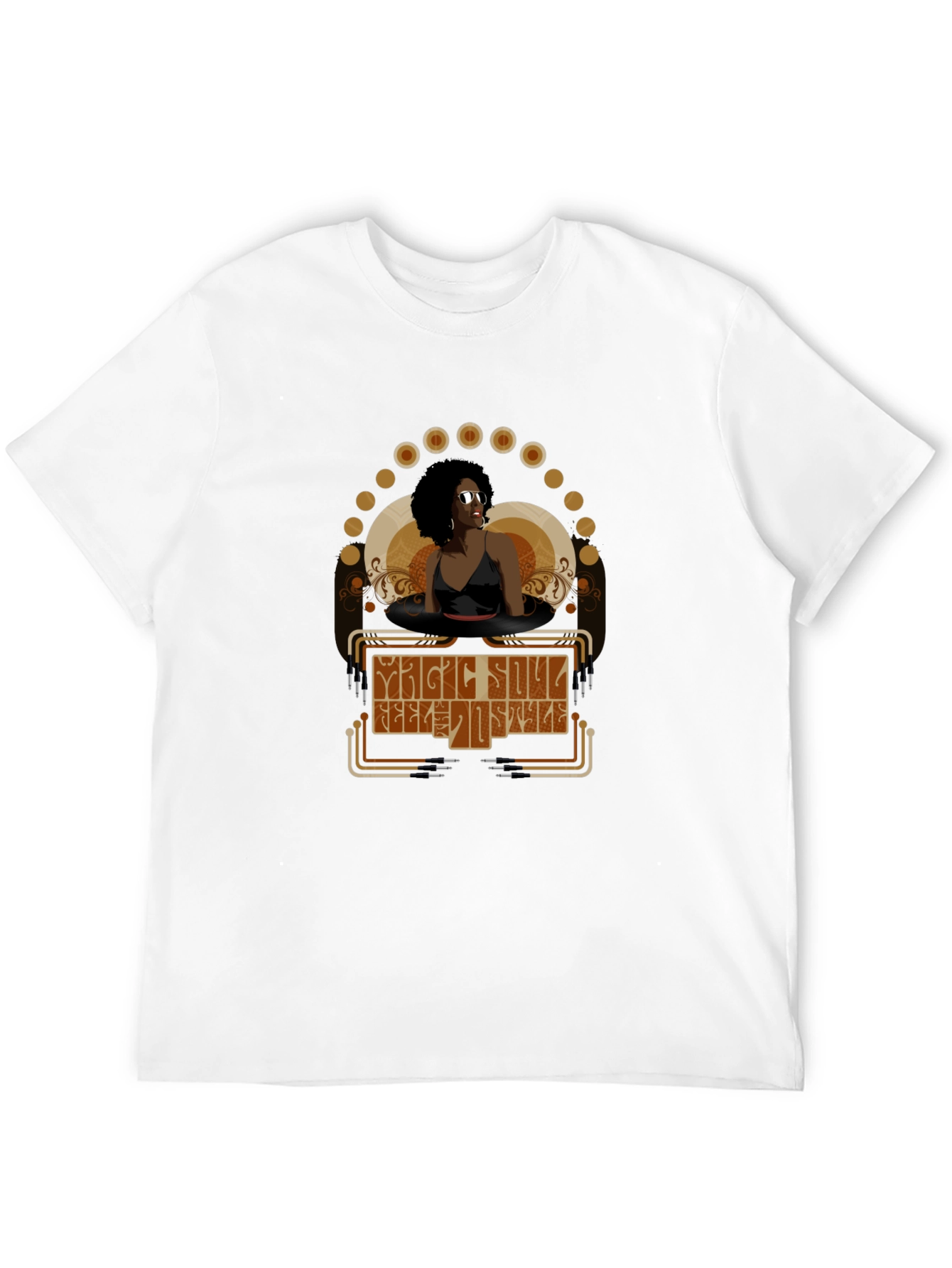 Magic Soul Retro Style Graphic T-Shirt