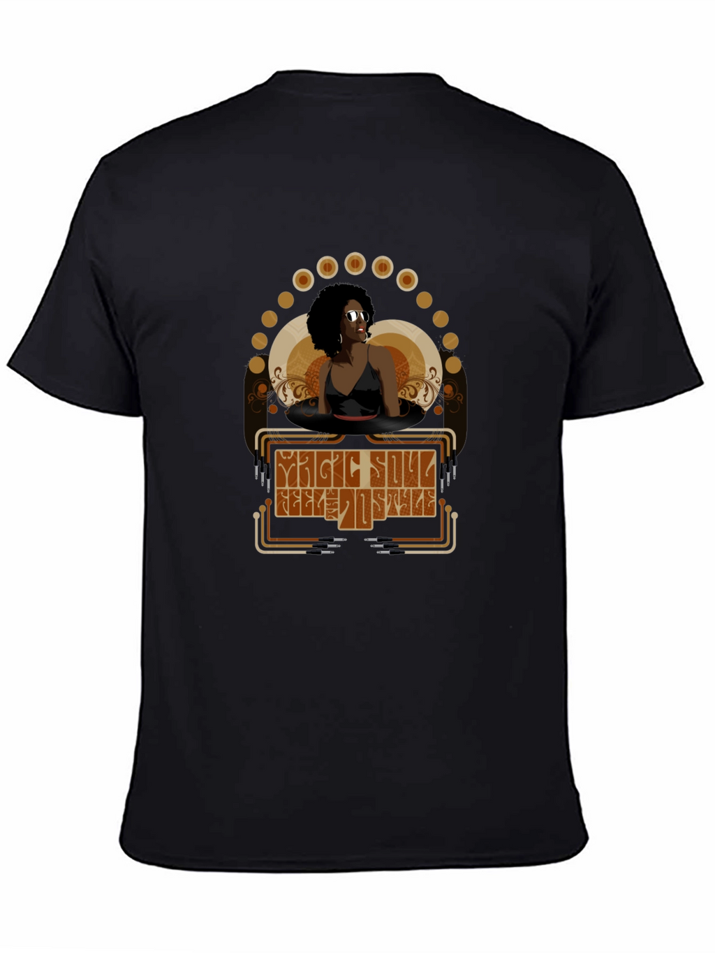 Magic Soul Retro Style Graphic T-Shirt