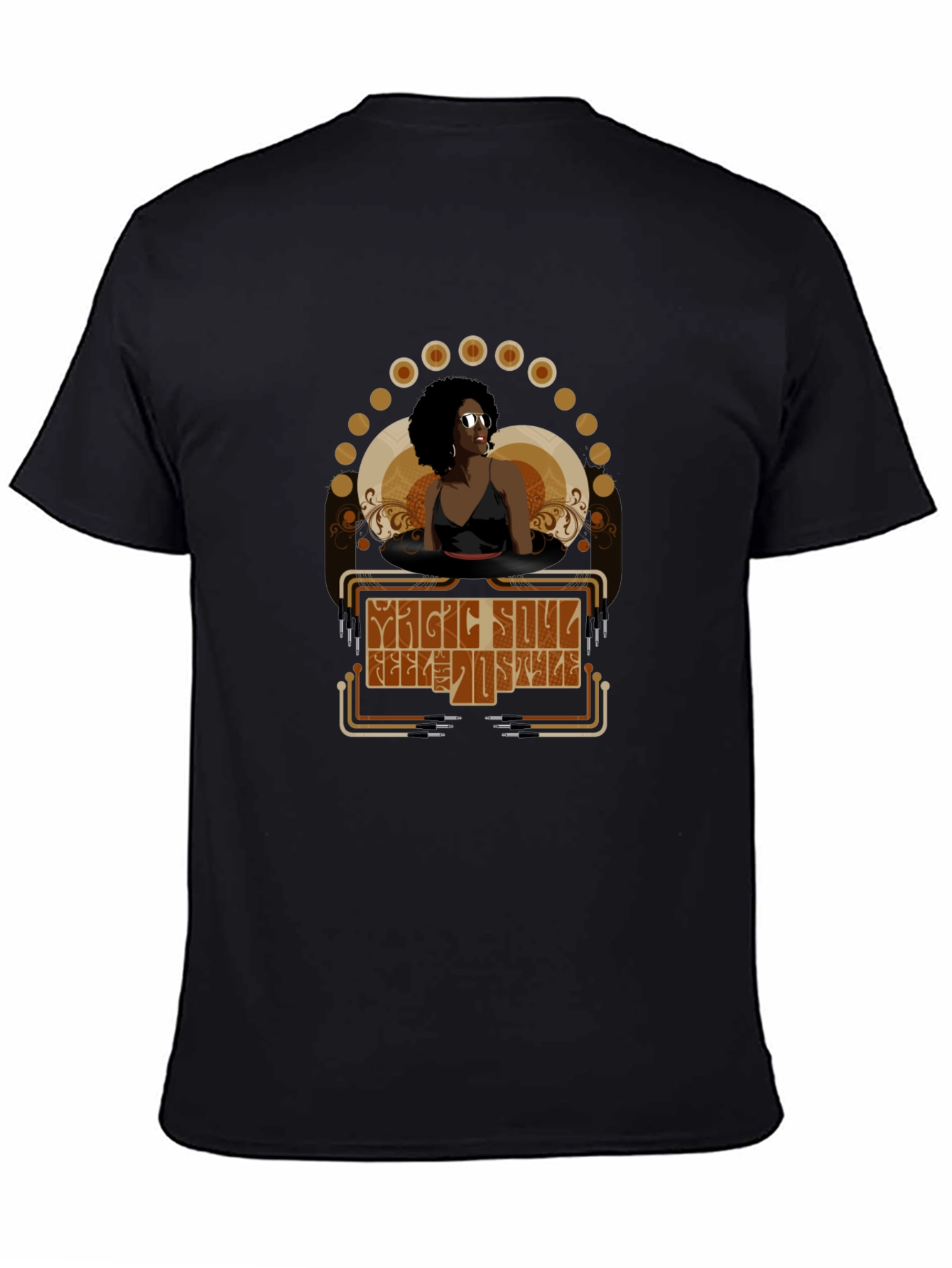 Magic Soul Retro Style Graphic T-Shirt