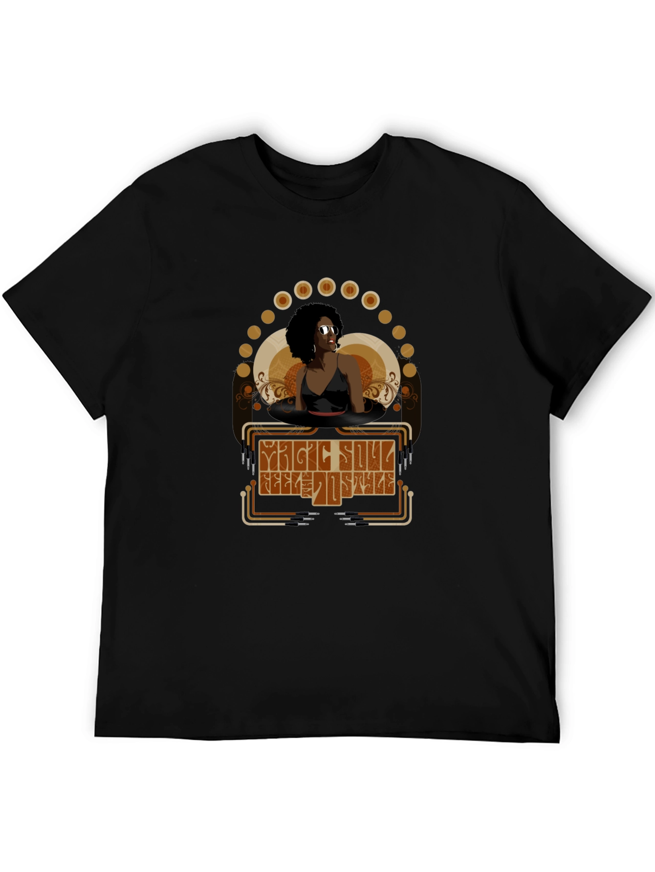 Magic Soul Retro Style Graphic T-Shirt