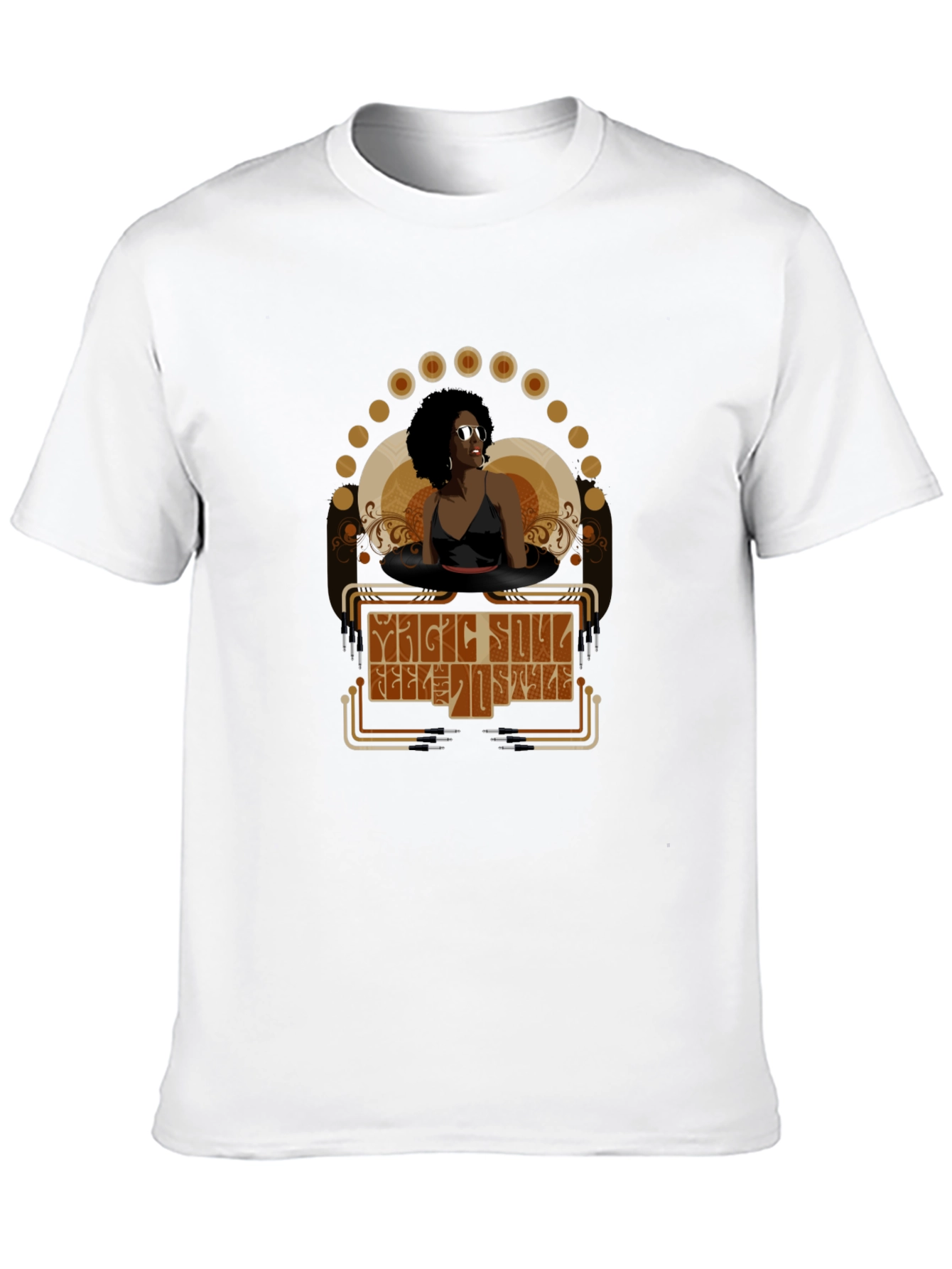 Magic Soul Retro Style Graphic T-Shirt