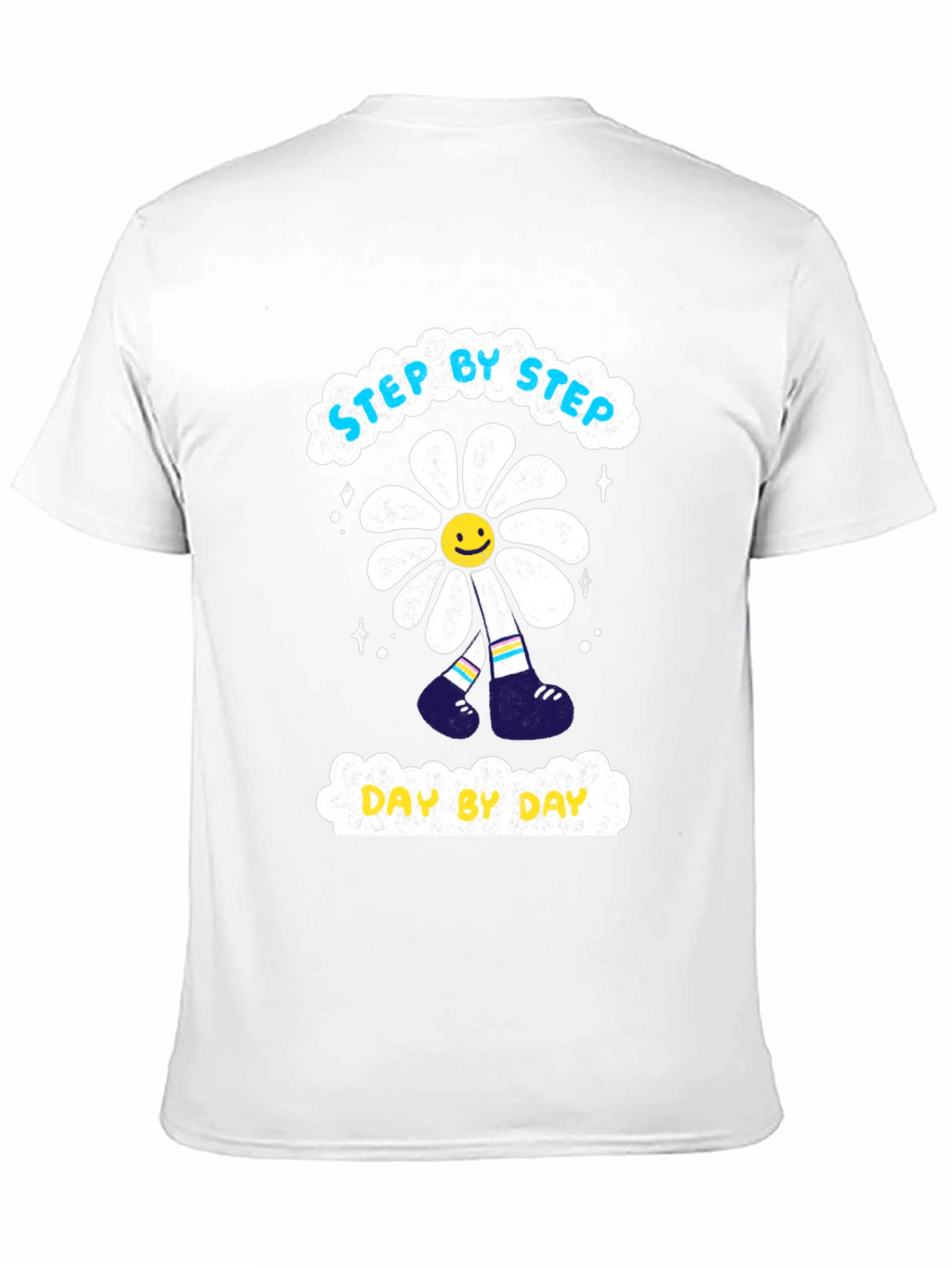 Step By Step Daisy Graphic T-Shirt