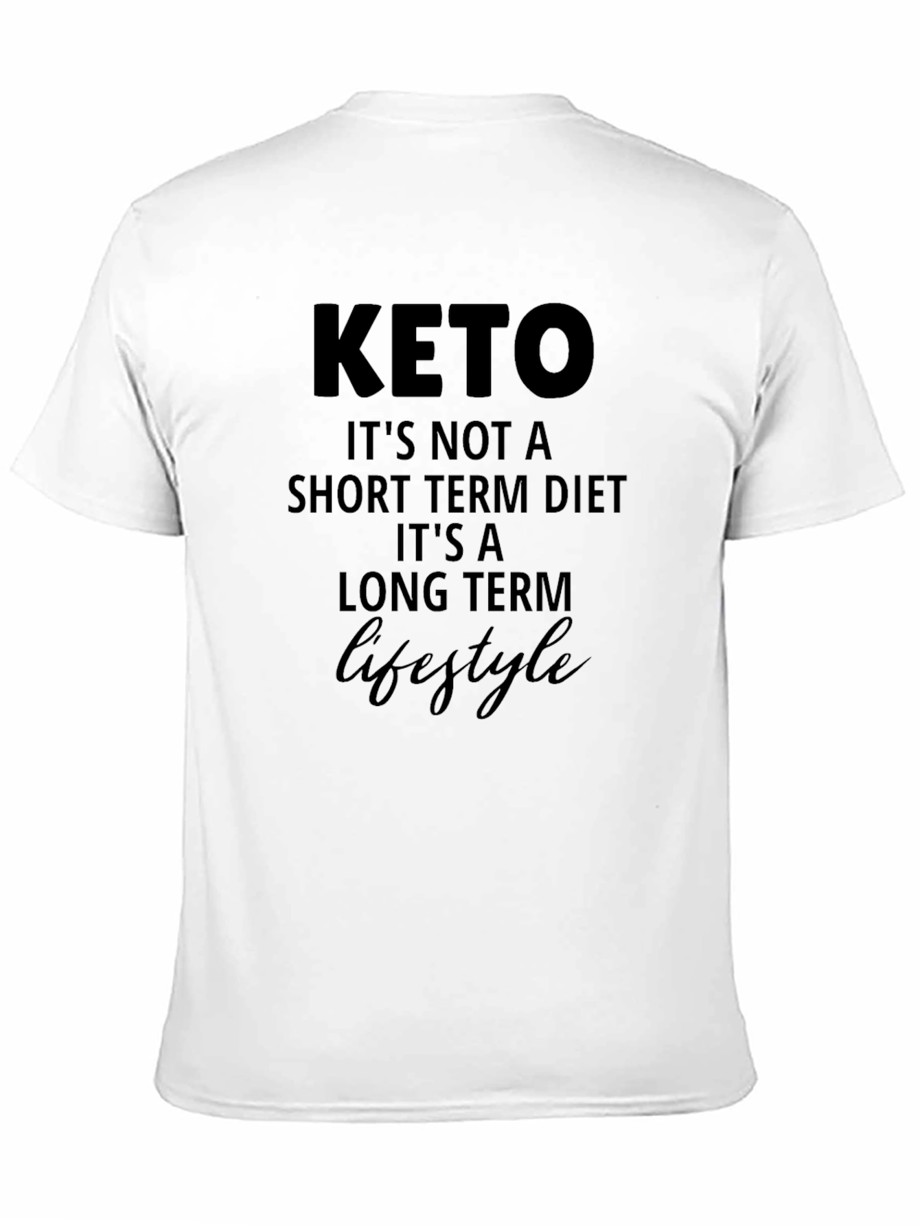 Keto Lifestyle T-Shirt - Unisex Black Tee
