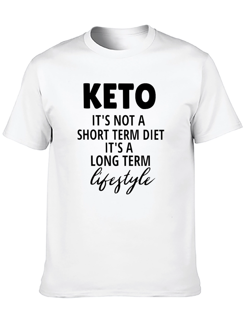 Keto Lifestyle T-Shirt - Unisex Black Tee