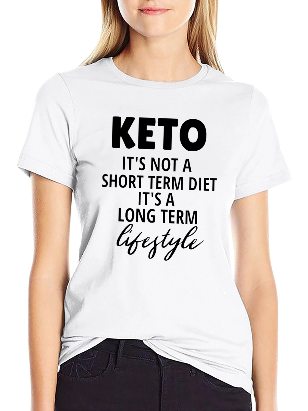 Keto Lifestyle T-Shirt - Unisex Black Tee