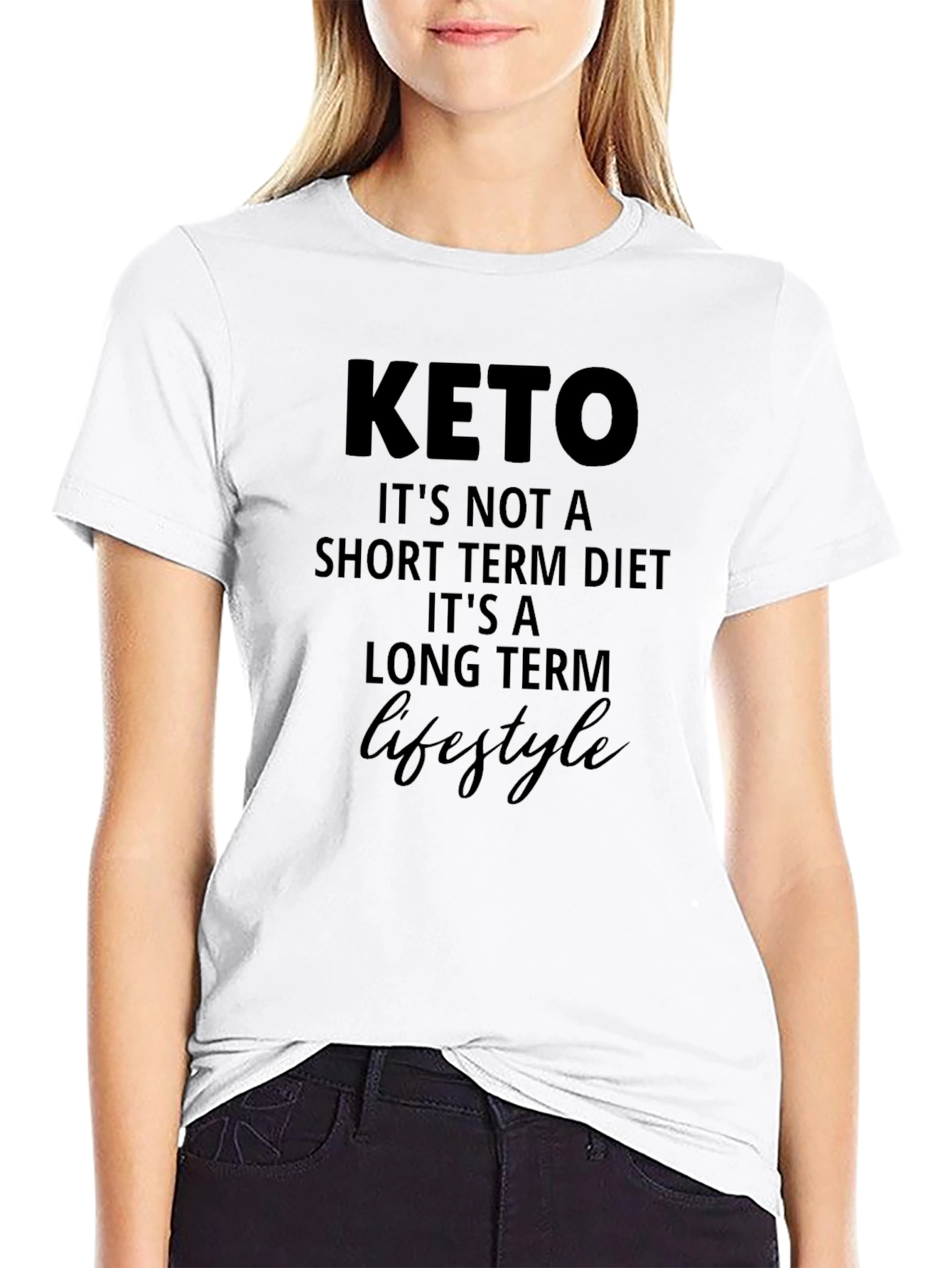 Keto Lifestyle T-Shirt - Unisex Black Tee