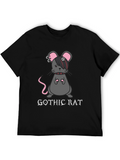 Gothic Rat T-Shirt - Emo Punk Style Tee