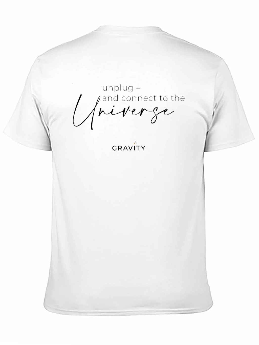 Unplug and Connect Black Graphic Tee