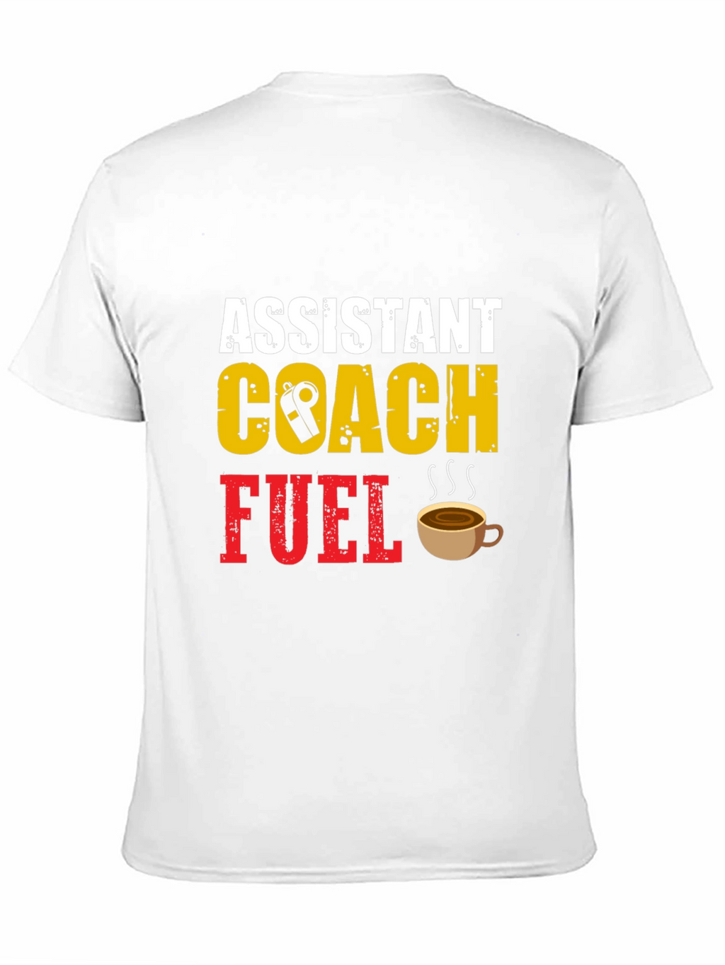 Assistant Coach Fuel T-Shirt - Black Cotton Blend Tee