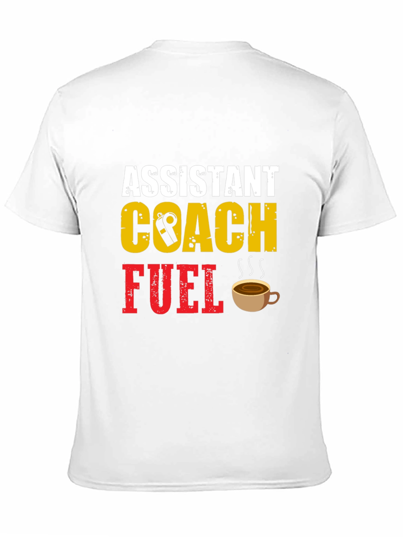 Assistant Coach Fuel T-Shirt - Black Cotton Blend Tee