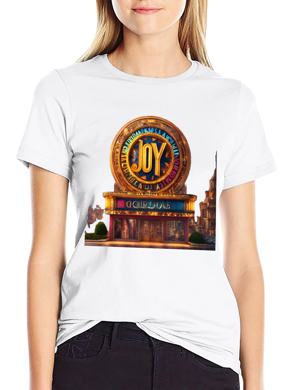 Joy Gourdoole Tee - Artsy Design Premium Comfort