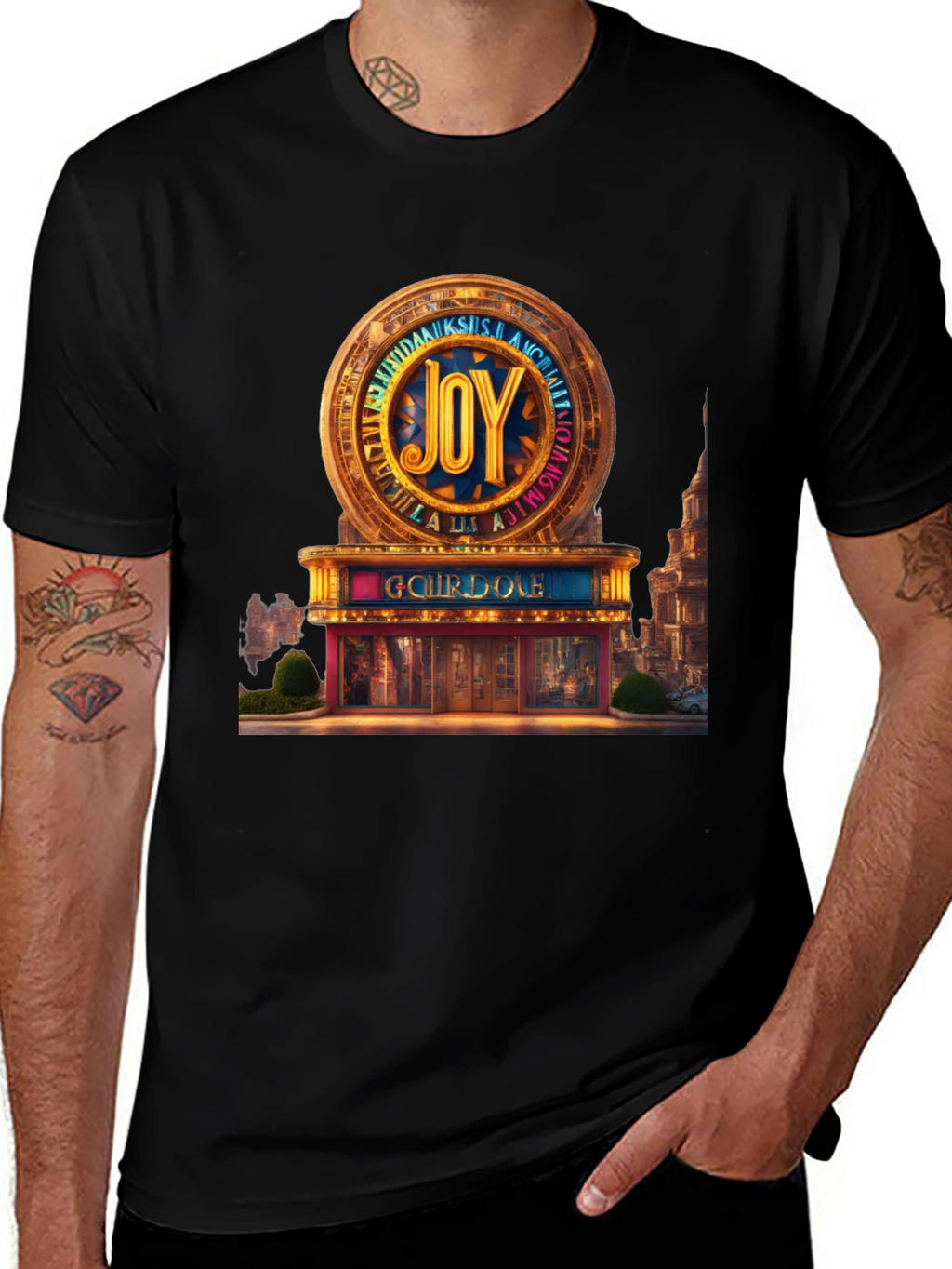 Joy Gourdoole Tee - Artsy Design Premium Comfort