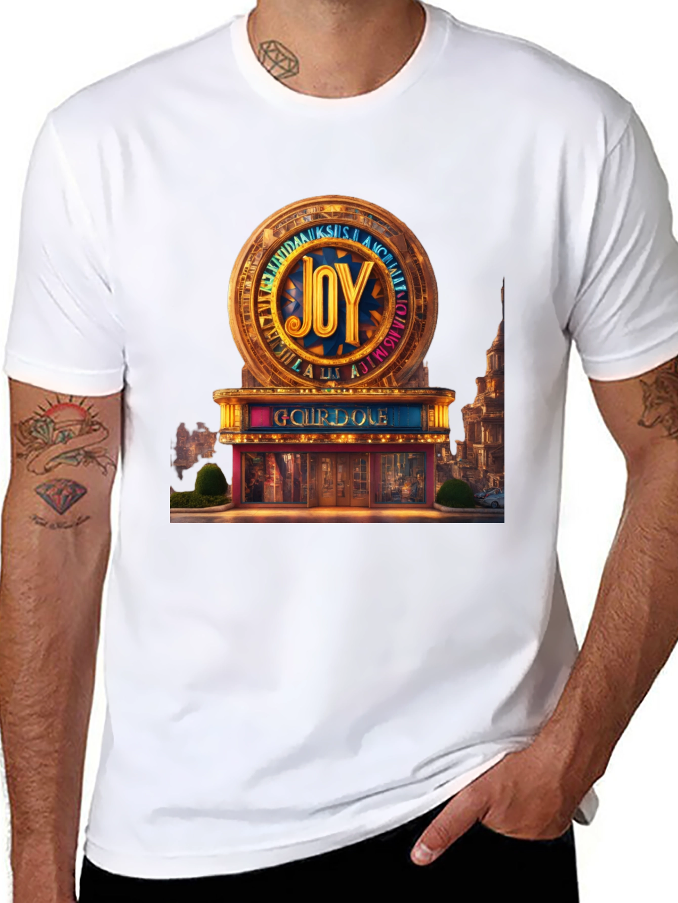 Joy Gourdoole Tee - Artsy Design Premium Comfort